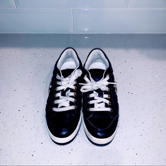 LOVE MOSCHINO Sneakers - Gold Emblem - Black - Picture 3 of 5